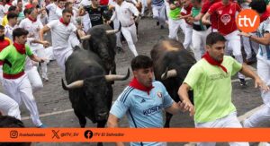 Fiesta con toros cierra con 57 heridos durante los tradicionales encierros