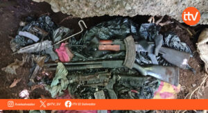 PNC localiza arsenal enterrado que atribuye a estructuras de la MS-13