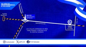 Anuncian cierres de calles por desfile de Independencia este 15 de septiembre